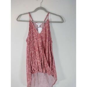 Market & Spruce Faux Wrap Tank Top; High-Low Hem NWT